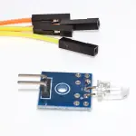One Diode Light Brightness Detection Photosensitive Sensor with Wire