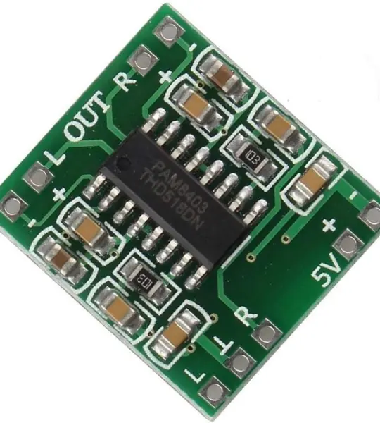 PAM8403 2.5-5v Super mini digital power amplifier board