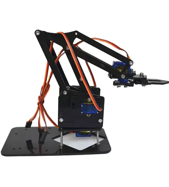 DIY Acrylic arduino robot arm robot claw kit 4 DOF Axis toys Mechanical grab Manipulator