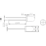 850nm Infrared transmitting F5MM
