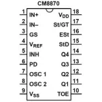 CM8870 - DIP18 IC