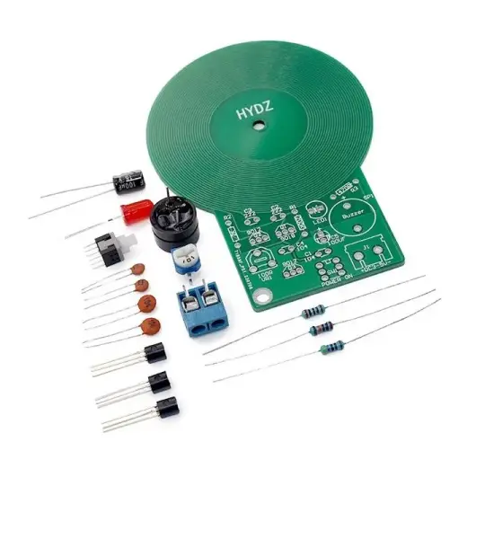 Metal Detector Kit Electronic Soldering Practice Kit Non-Contact Sensor Board Module Electronic Part Metal Detector DIY DC 3V-5V 60mm