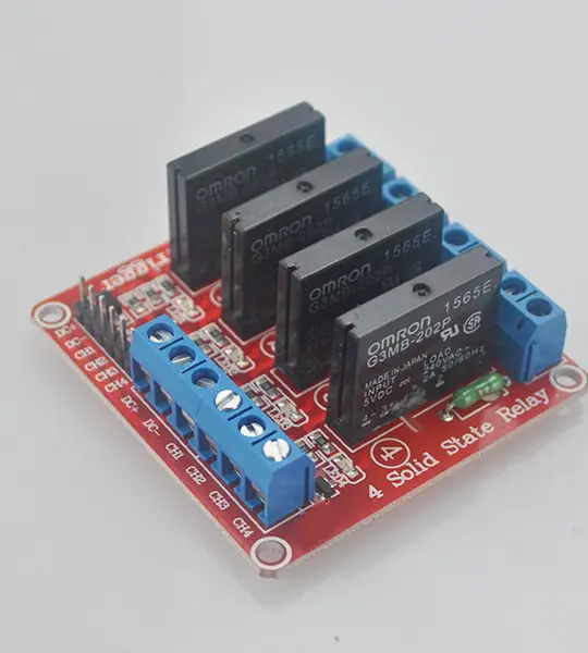 5V 4 Channel SSR Solid-State Relay High Level Trigger 2A 240V