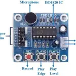 Voice Recognition Module, ISD1820 Voice Recording module