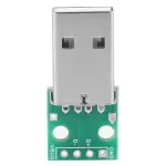 USB Male Head to Dip, 2.54mm Direct 4P Adapter Board, USB to 2.54mm Pin