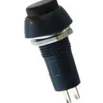 ON-OFF, Latching, Black head - IC185 PLASTIC SWITCH - Black