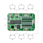 6S BMS 12A Li-ion Battery Protection Board for 3.7V NMC cells