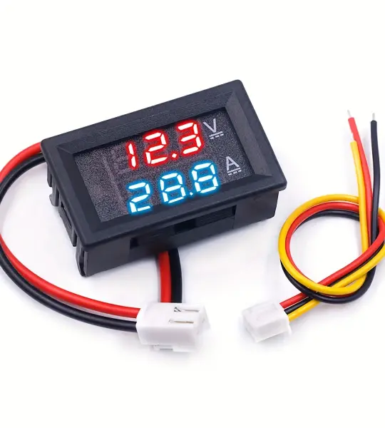 Digital Voltmeter Ammeter DC 100V 10A Panel Amp Volt Voltage Current Meter Tester Detector 0.56 Dual LED Display"