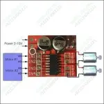 Mini MX1508 2 Way 1.5A PWM Speed Dual H Bridge DC Motor Drive Module L298N