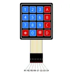 4* 4 matrix keyboard