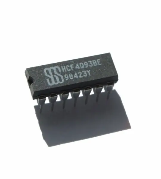 HCF4093 Quad 2 Input Nand Schmitt Trigger