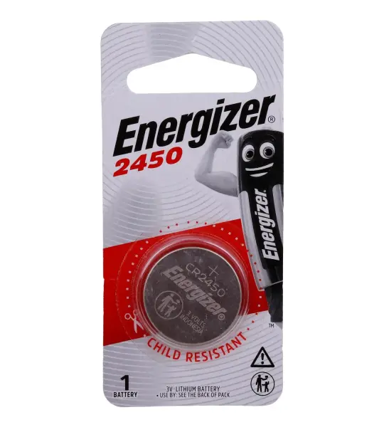 Energizer CR2450 Lithium 3V Coin Cell Battery