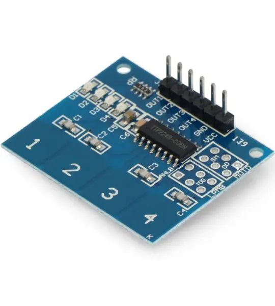 TTP224 Touch Module 4 Channel Capacitive Touch Button