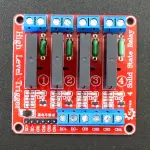5V 4 Channel SSR Solid-State Relay High Level Trigger 2A 240V
