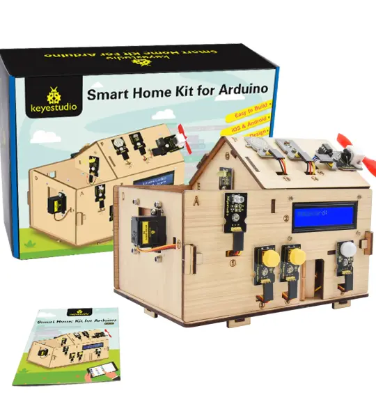 Keyestudio DIY Smart Home Automation Projects Wooden House Learning Kit