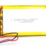 3.7v 4000mah lithium polymer battery