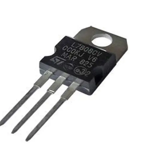 ‬‪L7808CV‬ voltage regulator