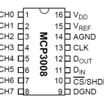 MCP3008 - 8 CH 10-Bit ADC
