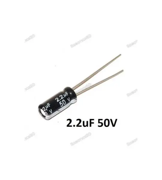 2.2uF/50V Electrolytic capacitor