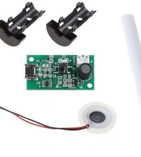 Ultrasonic Mist Maker Humidifier – 5V Type-C USB Atomizer Module with 108KHz Disc & PCB