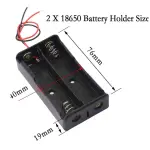 18650 2 slot lithium battery holder