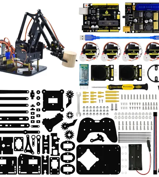 Joystick Memory BT 4 DOF Mechanical Educational Robot Arm Kit for Arduino Robot Arm Educational