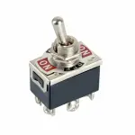 Toggle switch, 10A 250VAC, Screw terminal, ON-OFF-ON, 6 Pin - IC158 6 Feet On-Off-On Big Toggle Switch