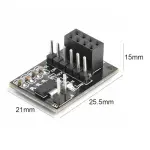 AMS1117 Socket Adapter Plate Board For 8Pin NRF24L01 Wireless Transceiver Module 51