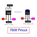 78L08 - TO92 Regulator