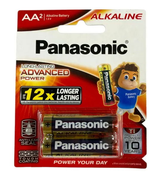 panasonic AA 1.5v battery pack 2