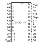 27C32 - DIP24 EEPROM