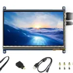 WAVESHARE 7 inch Resistive Touch Screen LCD, 1024×600, HDMI, IPS, Various Systems Support