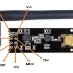 NRF24L01+PA+LNA Wireless Module WIFI With Antenna 1100m Super Long Distance