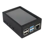 Raspberry Pi 4 Model B ABS Case Enclosure Box Cooling Fan Support 3.5 Inch LCD
