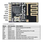 Micro NRF24l01 + wireless module