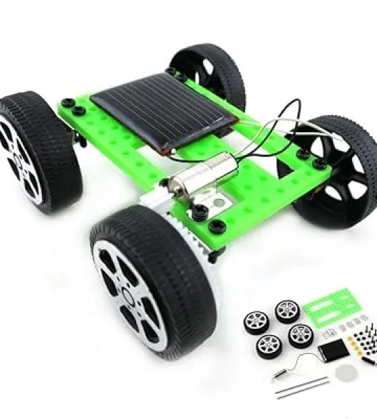 Mini Solar car Toy DIY Car Kit Children Educational Gadget