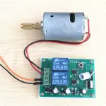 DC12V 2-way wireless remote control switch 433mhz with 2 remote controls