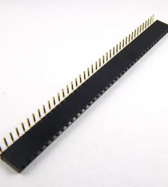 1x40 90 Degree Female Pin Header