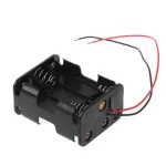 back to back 6AA Batteries Storage Box Holder