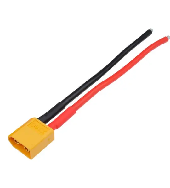 XT60 male cable 14AWG length 10CM connector