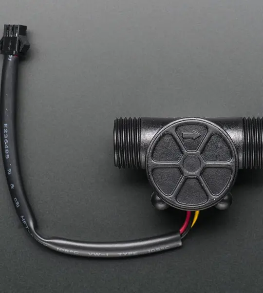 Liquid Flow Meter - Plastic 1/2 NPS Threaded"