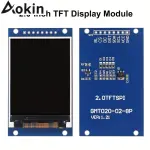 AOKIN 2.0-Inch HD IPS TFT LCD Display Module 240X320 RGB LCD Screen 3.3V ST7789 PI Interface 8-Pin Full Color for Arduino & esp