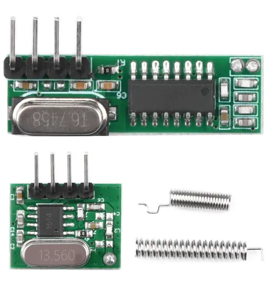 433 Mhz Superheterodyne RF Receiver and Transmitter Module