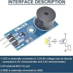 Active Buzzer Module High Level Trigger 5V for Arduino