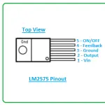 LM2575T-ADJ - TO220 IC