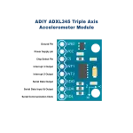 GY-291 ADXL345 Digital triaxial accelerometer