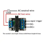 5V 1 Channel SSR Solid-State Relay Low Level Trigger 2A 240V