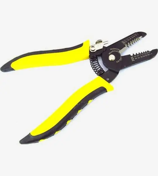 Wire cutter with stripper 8''