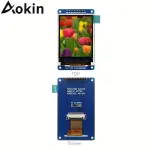 AOKIN 2.0-Inch HD IPS TFT LCD Display Module 240X320 RGB LCD Screen 3.3V ST7789 PI Interface 8-Pin Full Color for Arduino & esp