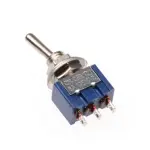 Blue Toggle switch ON-ON, 3P SPDT Solder terminal- IC139 3 FEET TOGGLE SWITCH